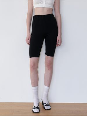 logo biker shorts