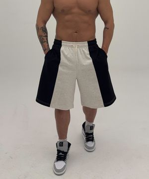 배색 버뮤다팬츠