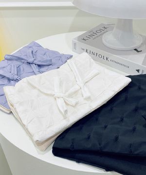 덤블도트 리본 셔링 프리사이즈 북커버 (2style)