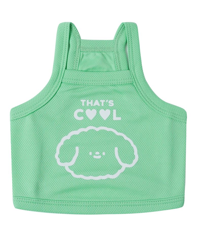 쿨링쿨 펫 크롭 나시티_민트