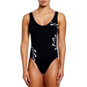 여자수영복 멀티 로고 유백 원피스 NESSD292-001