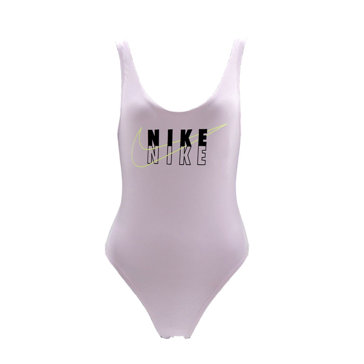 나이키스윔(NIKE SWIM) 여자수영복 아이콘 멀티로고 유백 원피스 NESSC250-539