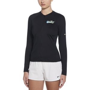 여자래쉬가드 시그니처 스우시 풀 집업 롱 슬리브 하이드로가드 NESSF325-001