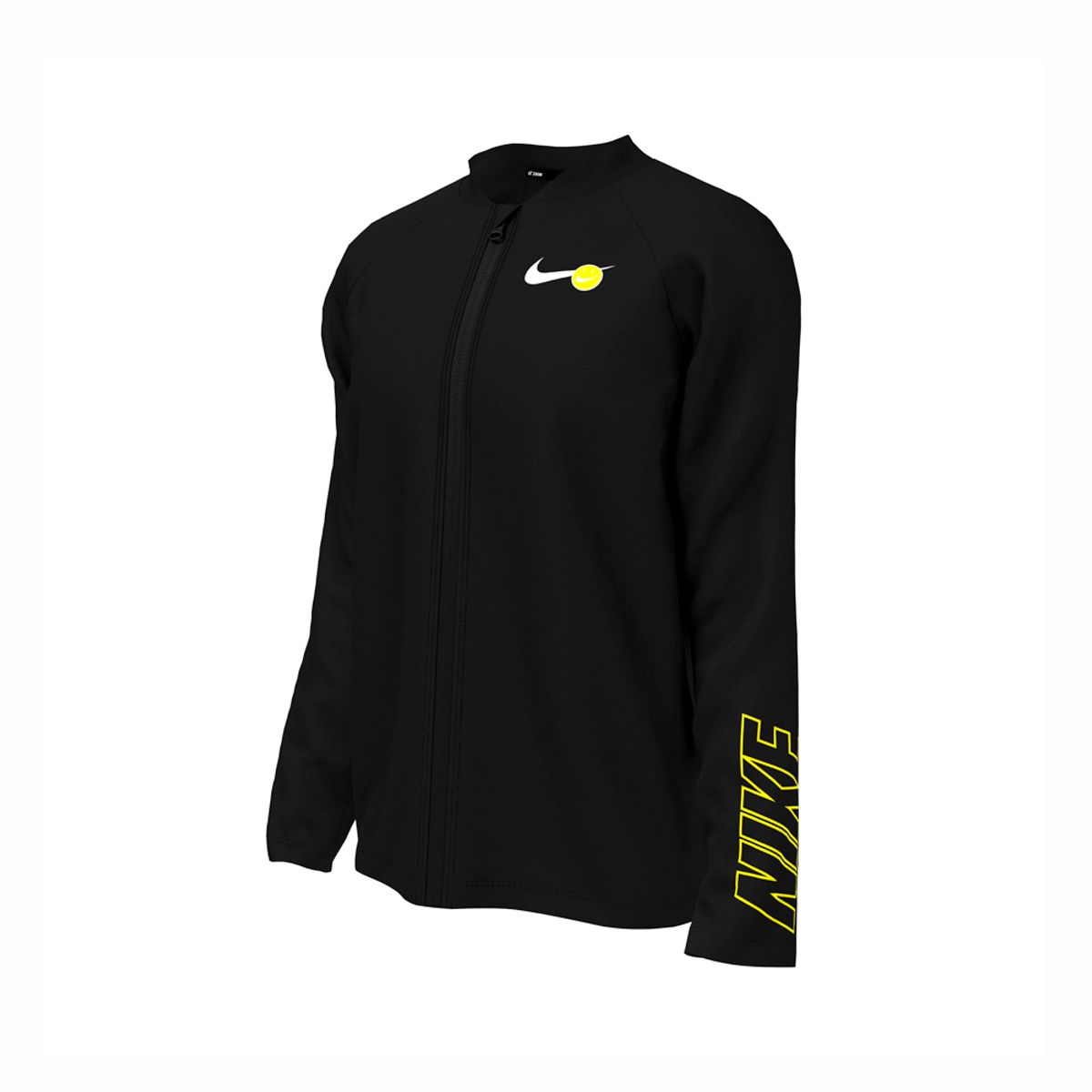 나이키스윔(NIKE SWIM) 아동래쉬가드 남자아동 스마일 로고 풀 집업 롱 슬리브 하이드로가드 NESSD836-001