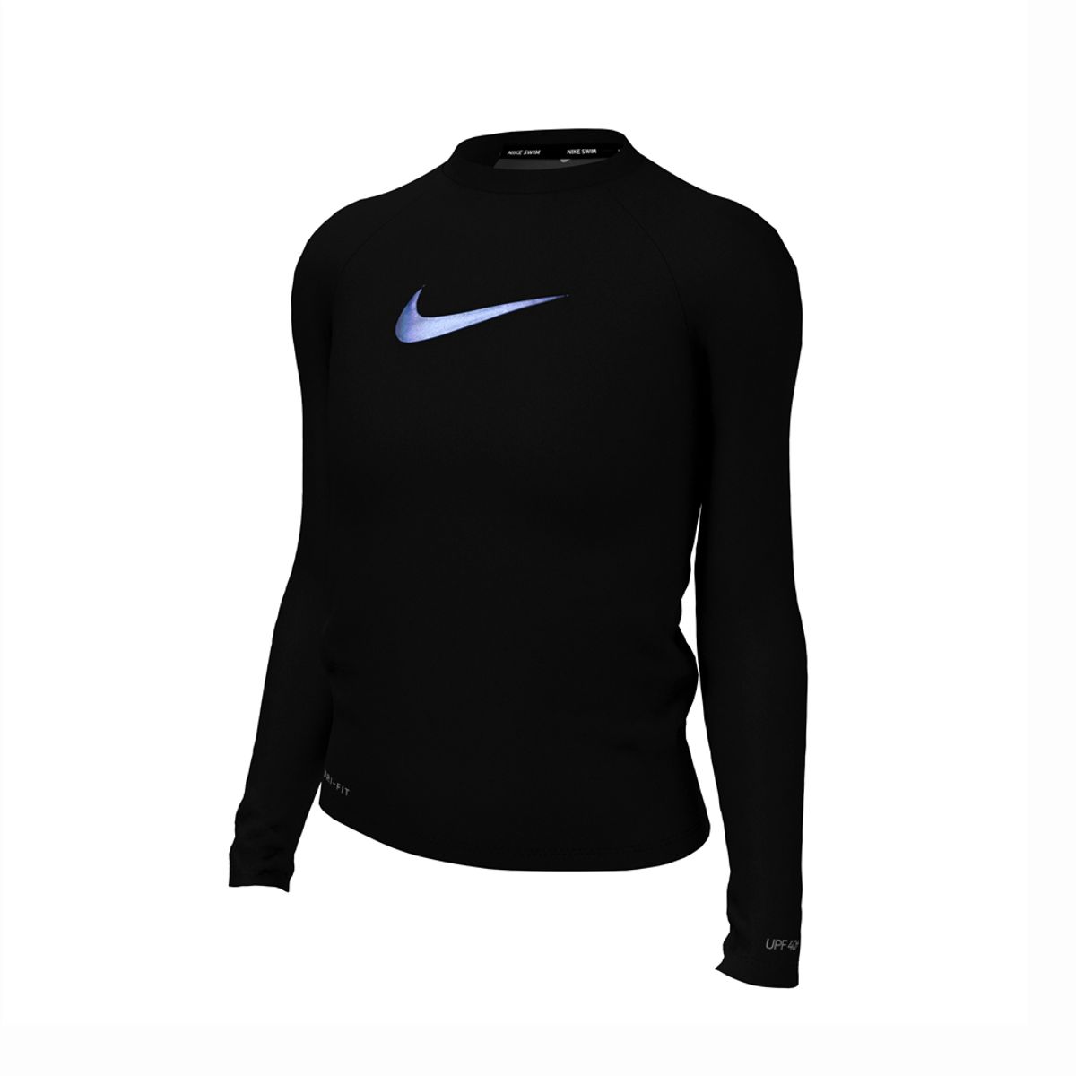 나이키스윔(NIKE SWIM) 아동래쉬가드 여자아동 스우시 롱 슬리브 하이드로가드 NESSB747-001