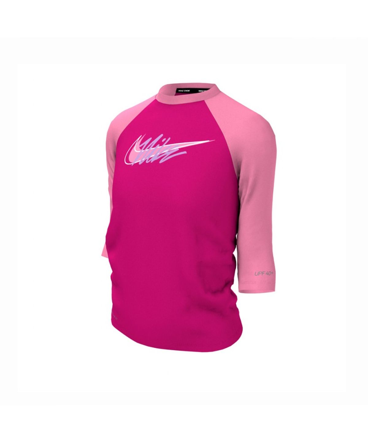나이키스윔(NIKE SWIM) 아동래쉬가드 여자아동 로고 숏 슬리브 하이드로가드 NESSC745-672