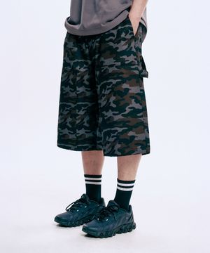 카모 버뮤다 카펜터 팬츠_다크 카모