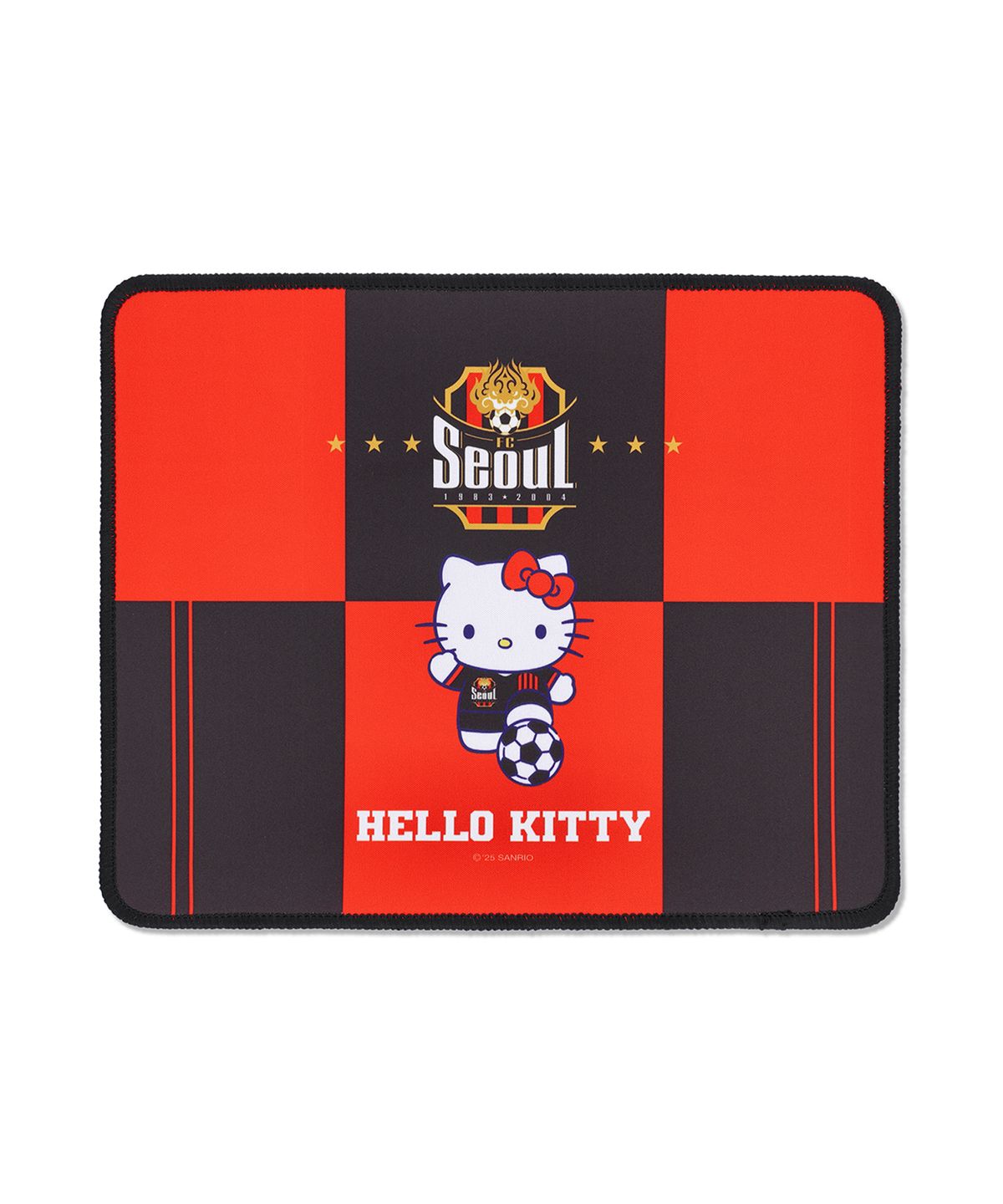 K리그 × 산리오캐릭터즈(K LEAGUE × SANRIO CHARACTERS) 25년도_K리그_마우스패드_헬로키티_FC 서울