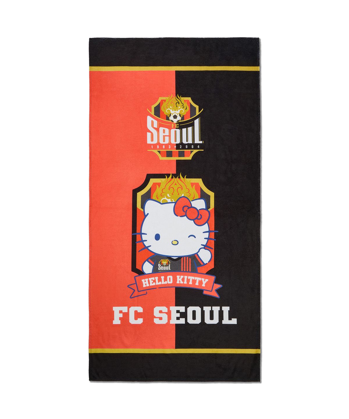 K리그 × 산리오캐릭터즈(K LEAGUE × SANRIO CHARACTERS) 25년도K리그_비치타올_헬로키티_FC 서울