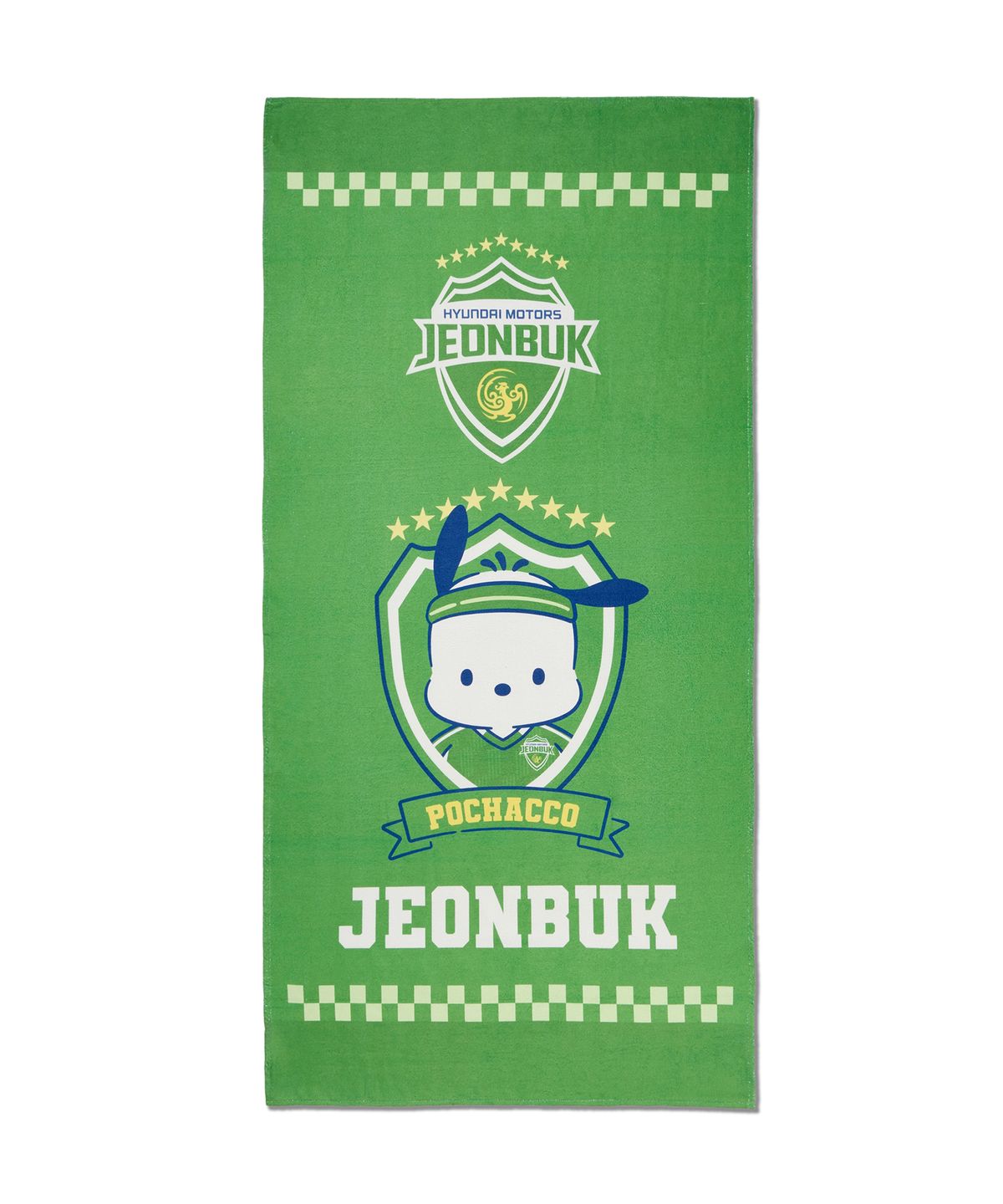 K리그 × 산리오캐릭터즈(K LEAGUE × SANRIO CHARACTERS) 25년도K리그_비치타올_포차코_전북 현대 모터스