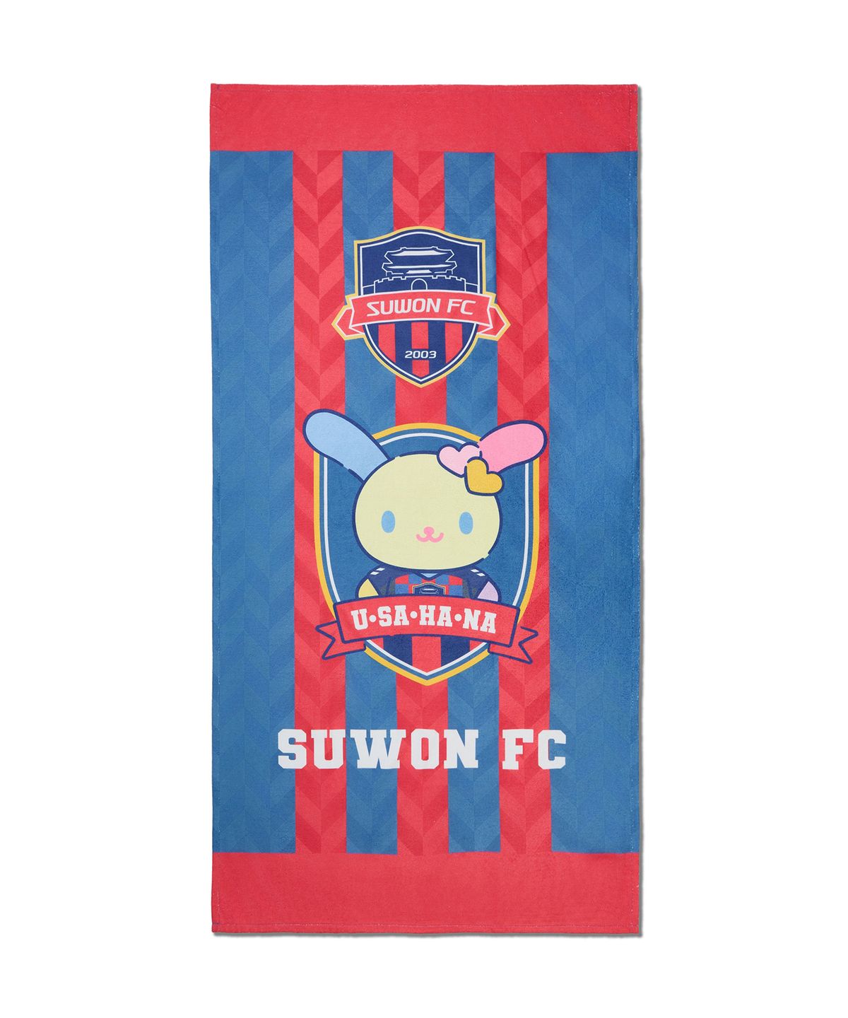 K리그 × 산리오캐릭터즈(K LEAGUE × SANRIO CHARACTERS) 25년도K리그_비치타올_우사하나_수원FC