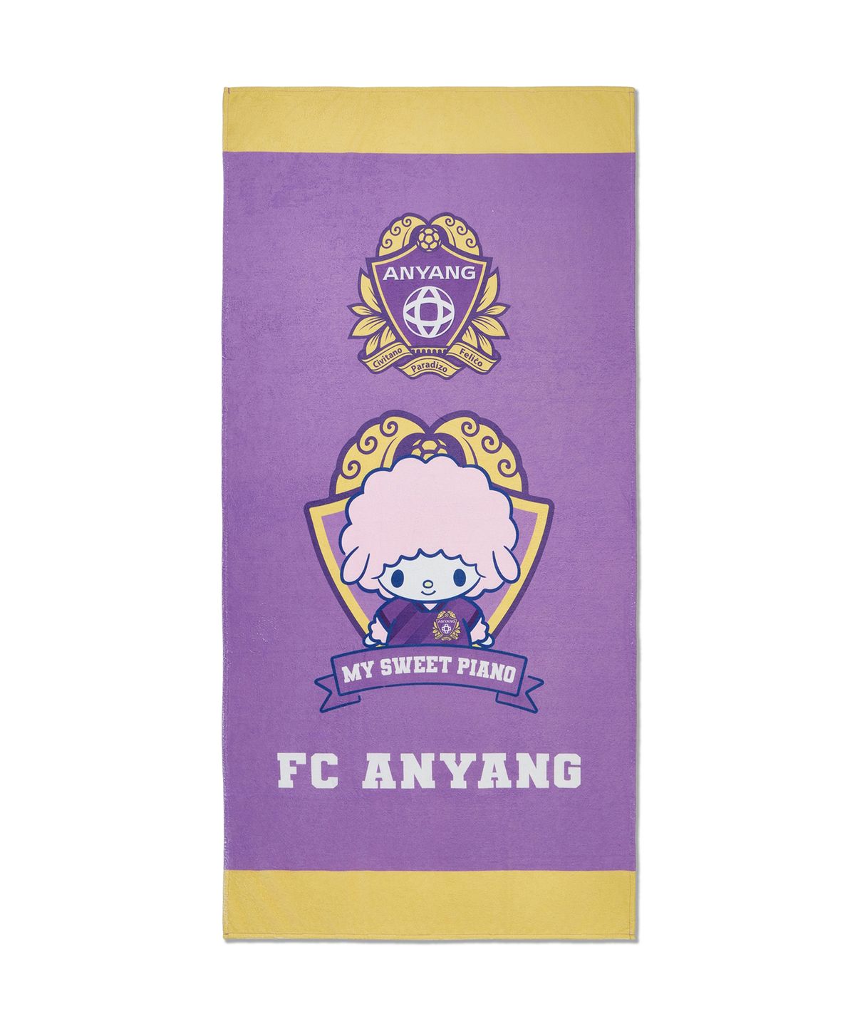 K리그 × 산리오캐릭터즈(K LEAGUE × SANRIO CHARACTERS) 25년도K리그_비치타올_마이스윗피아노_FC 안양