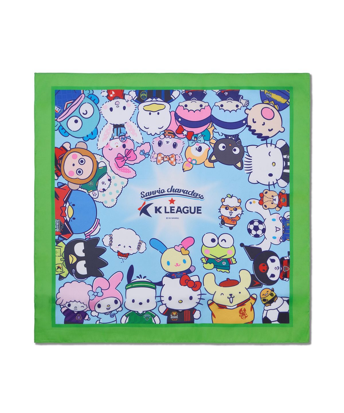 K리그 × 산리오캐릭터즈(K LEAGUE × SANRIO CHARACTERS) 25년도_K리그_반다나_단체컷