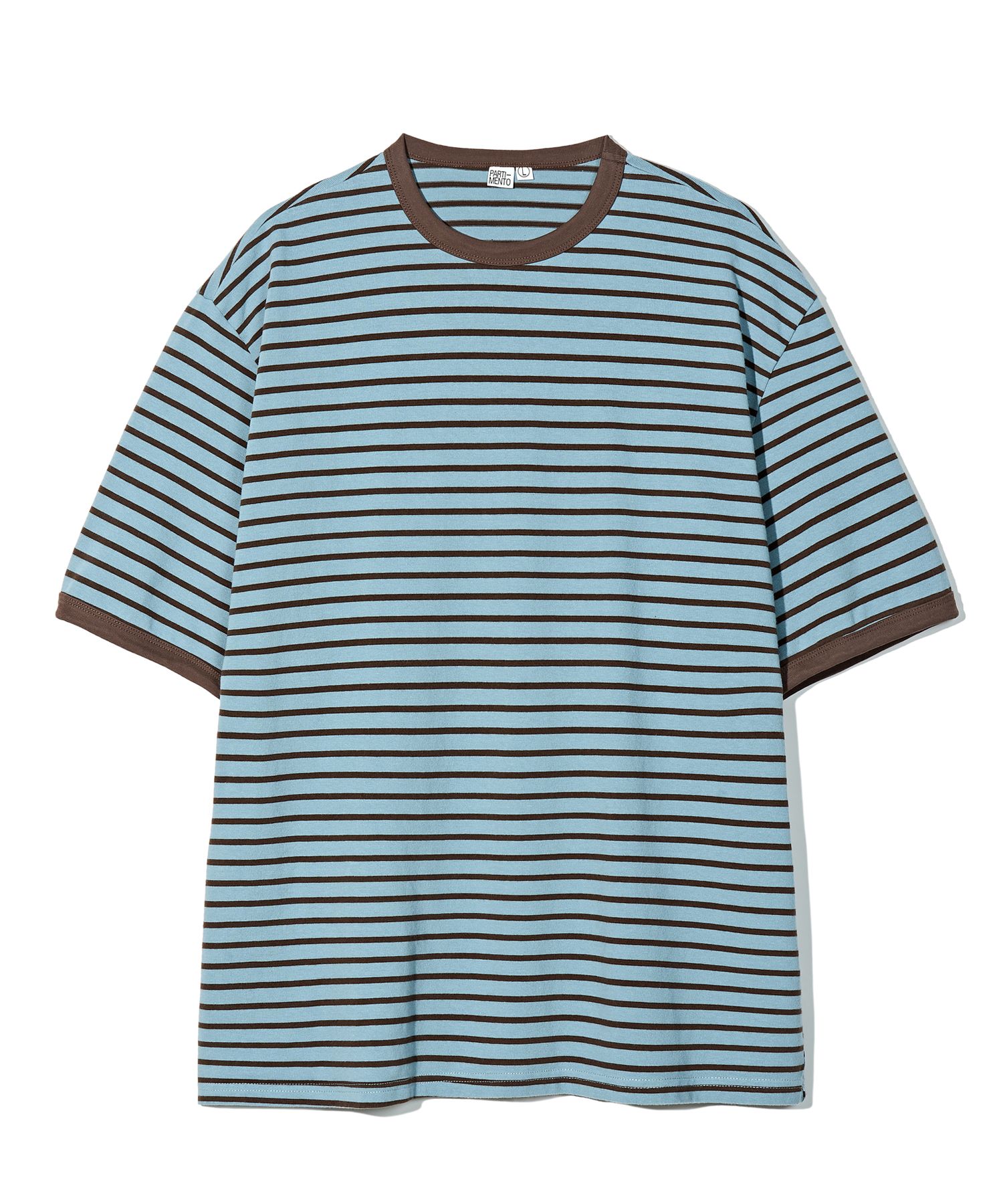 PARTIMENTOのBreton Stripe Ringer Tee 全3色 MUSINSA | PARTIMENTO Breton Stripe Ringer Tee Beige