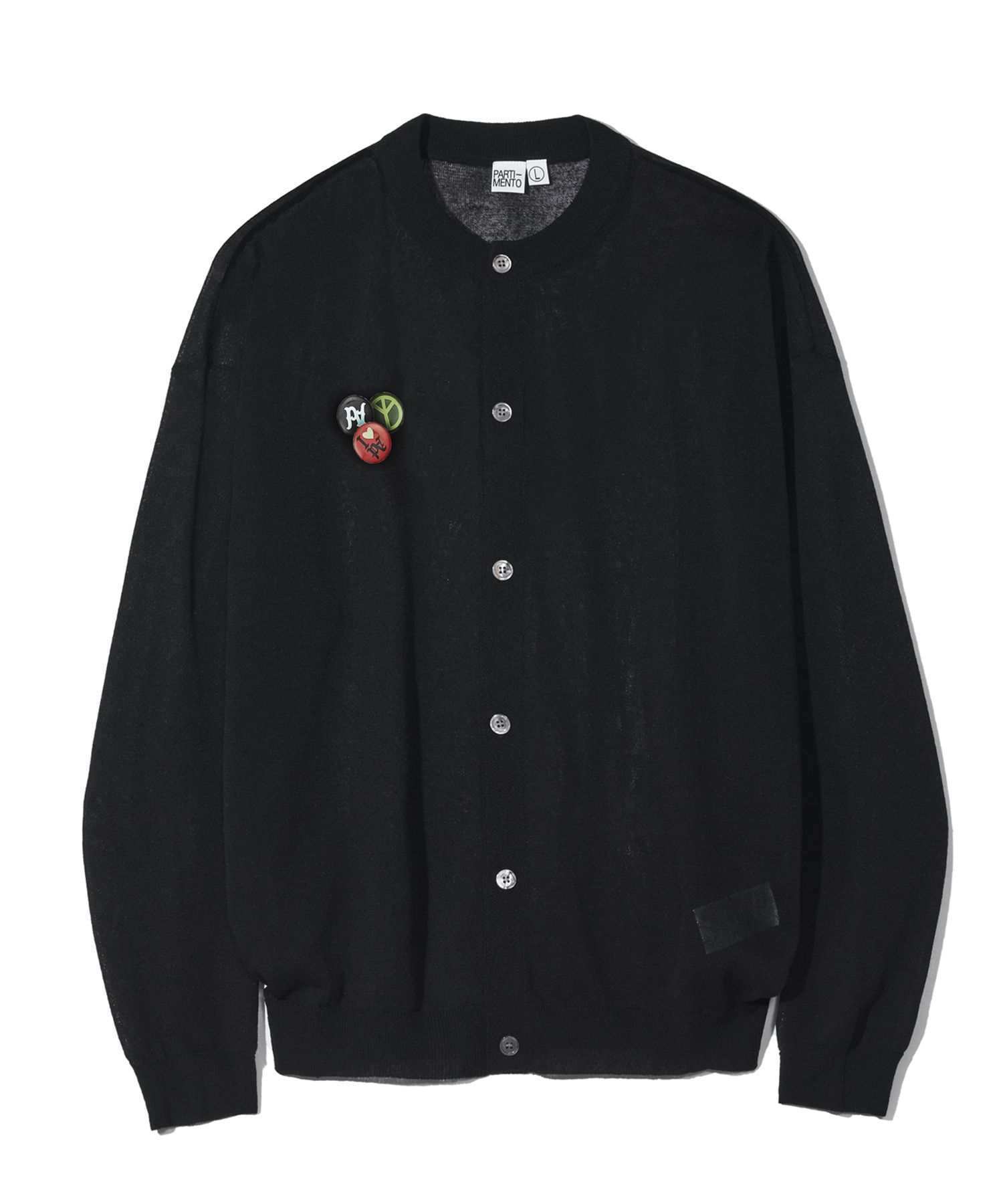 【PARTIMENTO】 Linen Blend Knit Round Cardigan /追跡付 MUSINSA | PARTIMENTO [Badge Giveaway] Linen Blend Knit Round