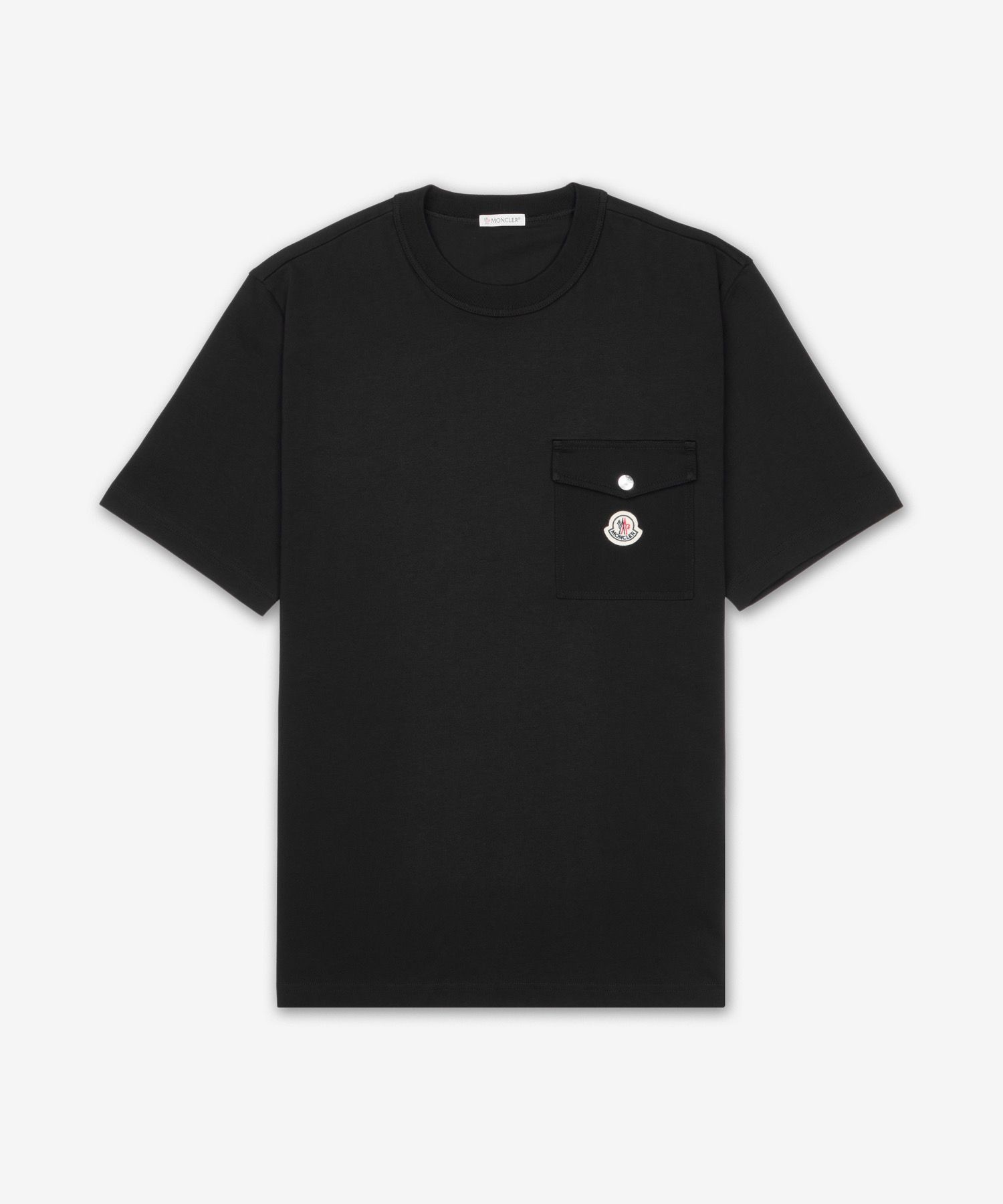 MUSINSA公式 | MONCLER ロゴパッチ半袖Tシャツ - ブラック 