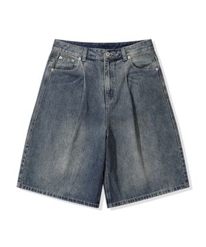 데님 쇼츠_빈티지 블루