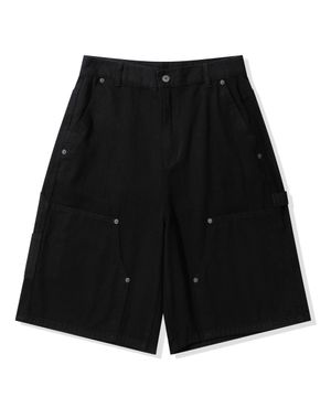 버뮤다 카펜터 코튼 팬츠_블랙