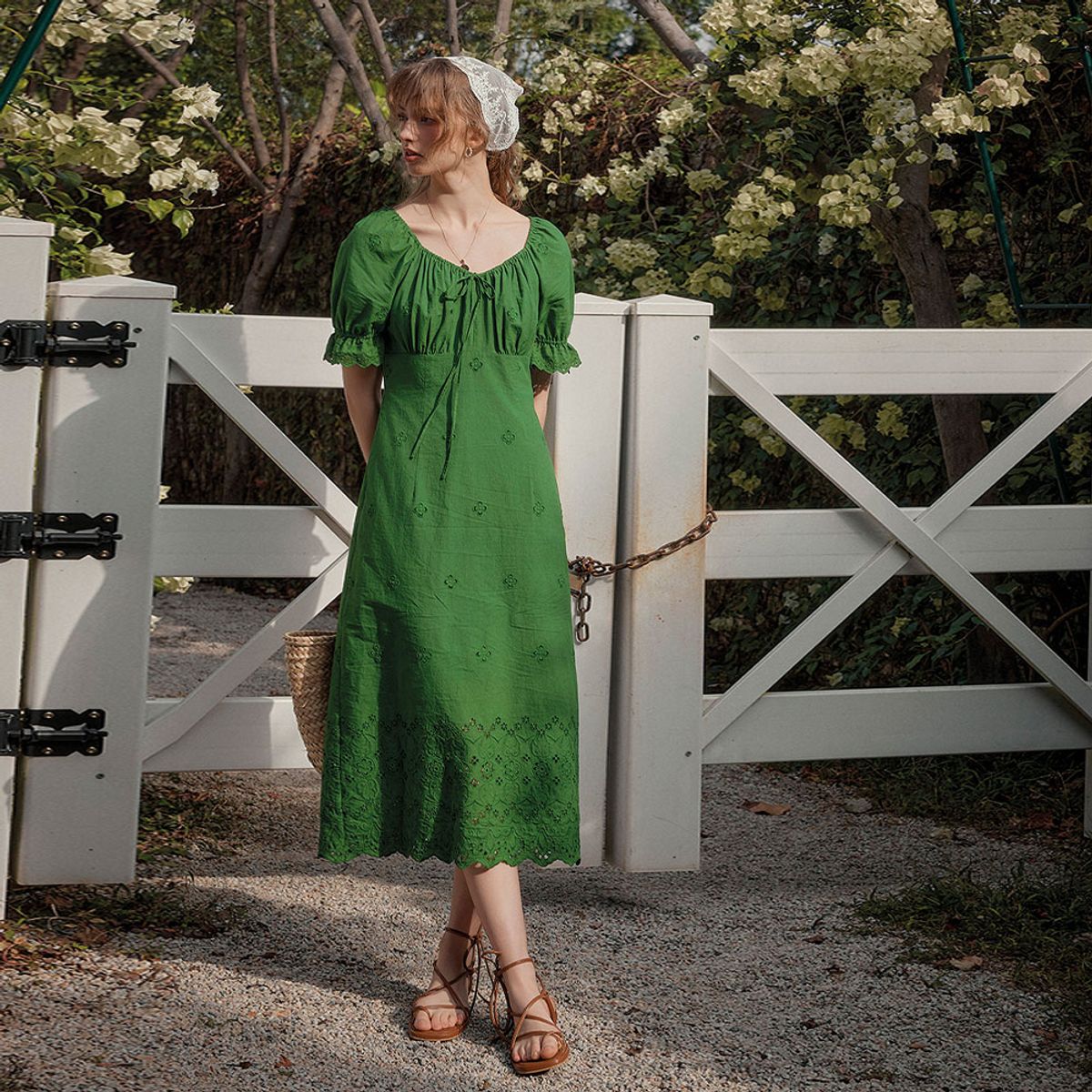 심플레트로(SIMPLE RETRO) SR_Industry positioning jacquard dress