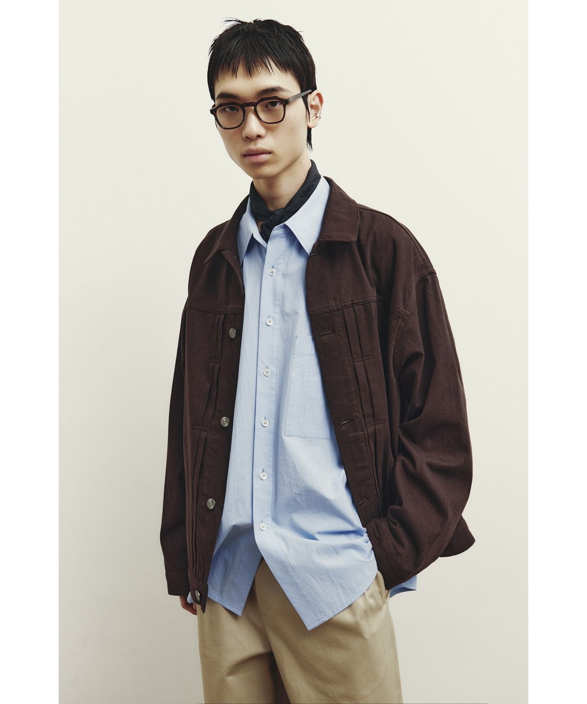유스(YOUTH) Denim Jacket - Brown