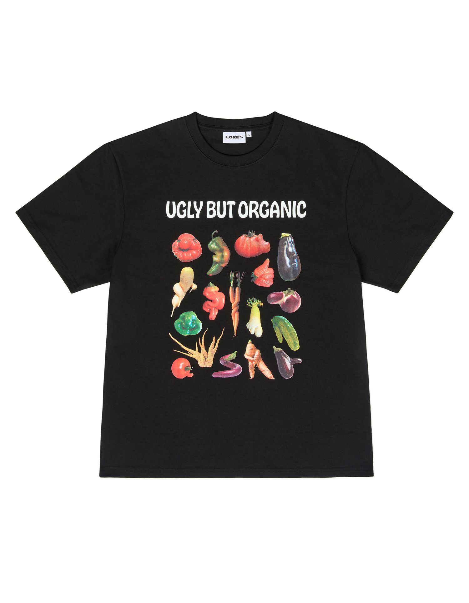 [LORES] Veggie S/S Tee /追跡付 MUSINSA | LORES Veggie S/S Tee - Black