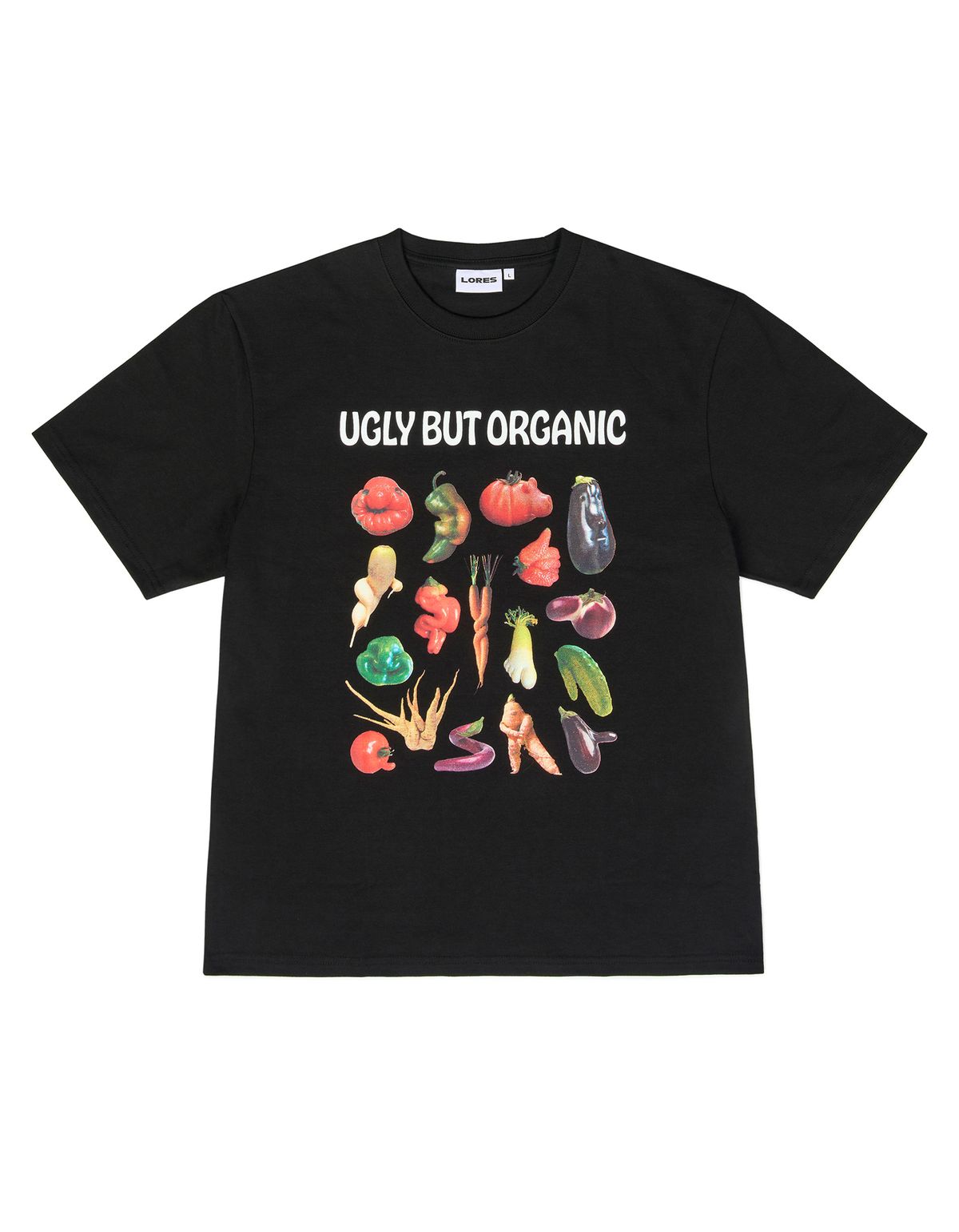 로어즈(LORES) Veggie S/S Tee - Black