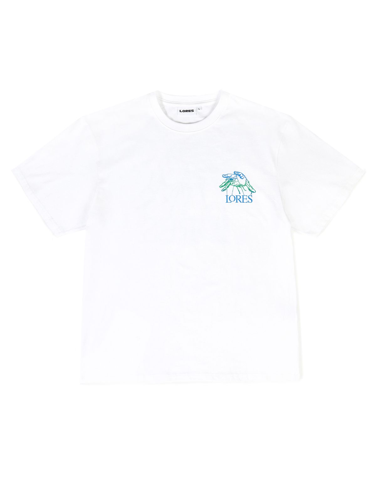 로어즈(LORES) Puppet Logo Gradient S/S Tee - White