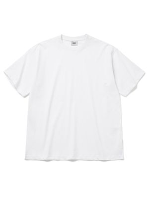 레이어드 크루넥 반팔 티셔츠 [WHITE]