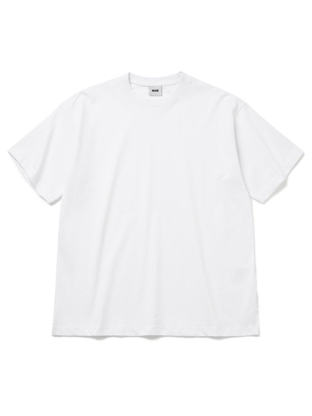 엑스오엑스(XOX) 레이어드 크루넥 반팔 티셔츠 [WHITE]