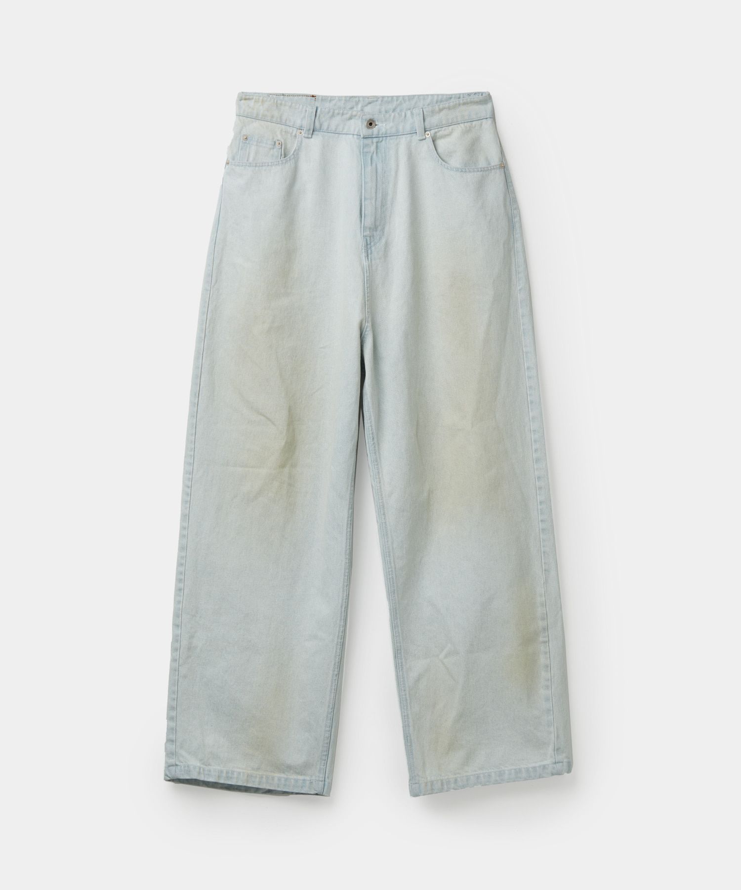 【COOR】 Ice Blue Wide Leg Washed Jeans / 追跡付 MUSINSA公式 | COOR Wide leg washed jeans (ice blue)