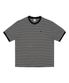 TCM mini logo stripe ringer T (black)