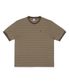 TCM mini logo stripe ringer T (brown)