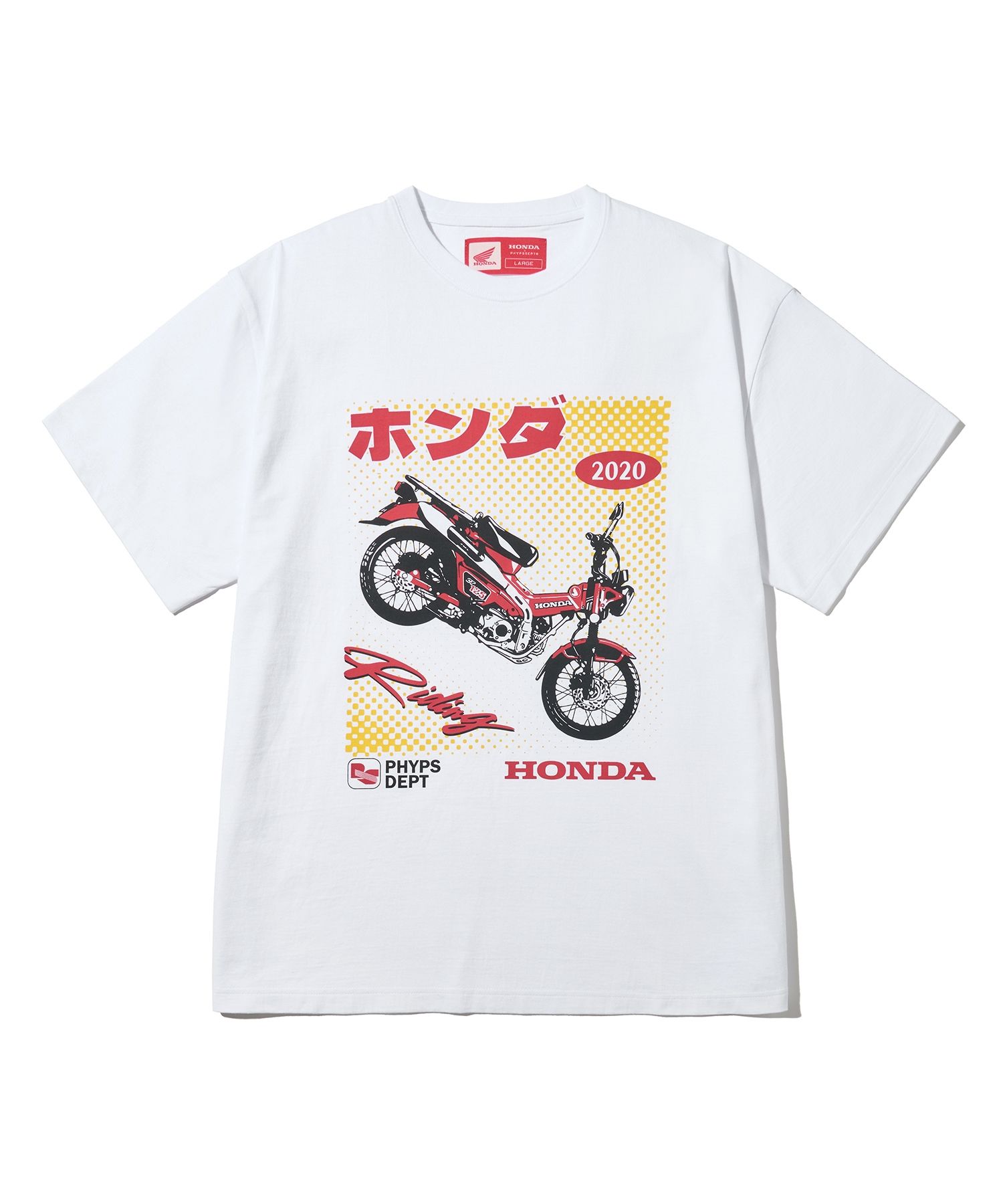 MUSINSA | Honda Motorcycle Anime CT 125 Short Sleeve White