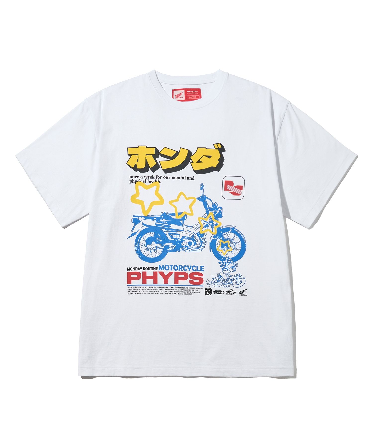 Tシャツ・カットソー HONDA MOTORCYCLE Japanese CT 125 Short Sleeve White MUSINSA | Honda Motorcycle Japanese CT 125 Short Sleeve White