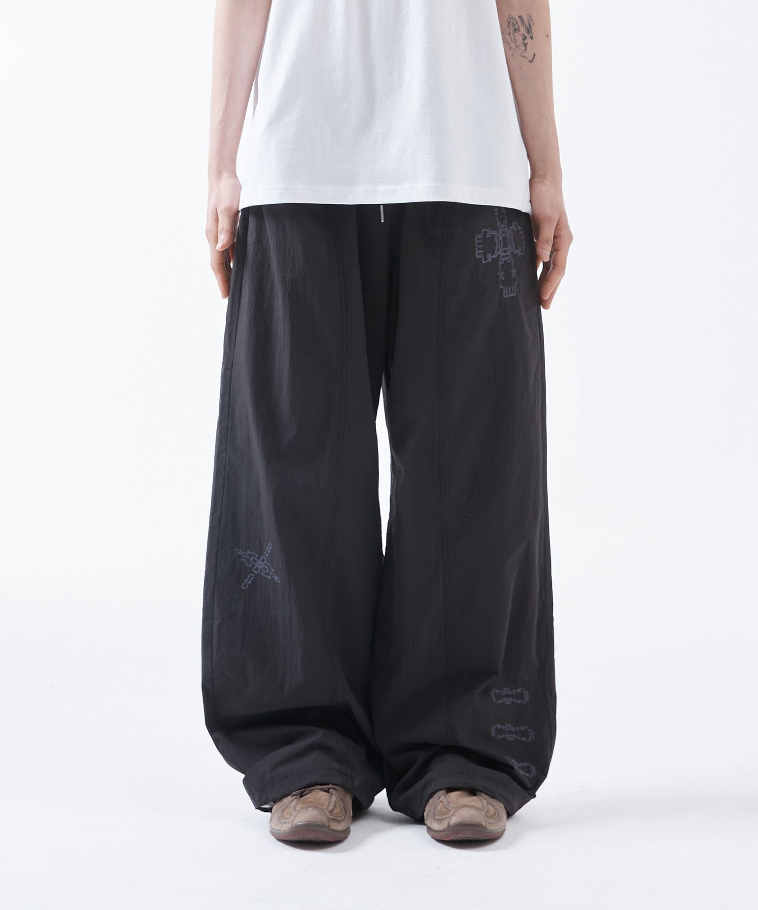 パンツ THE COLDEST MOMENT TCM ethnic nylon pants black MUSINSA | THE COLDEST MOMENT TCM ethnic nylon pants (black)
