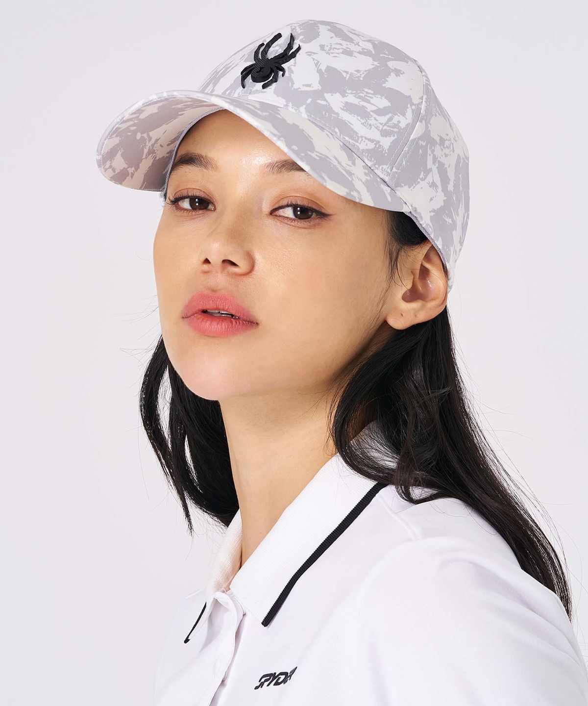 스파이더(SPYDER) 남성 경량 로고 패턴 볼캡 SPKPANCA304MGRY