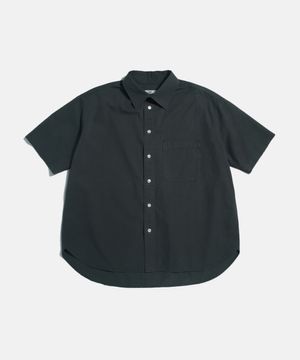 Basic Overfit Half Shirt Navy