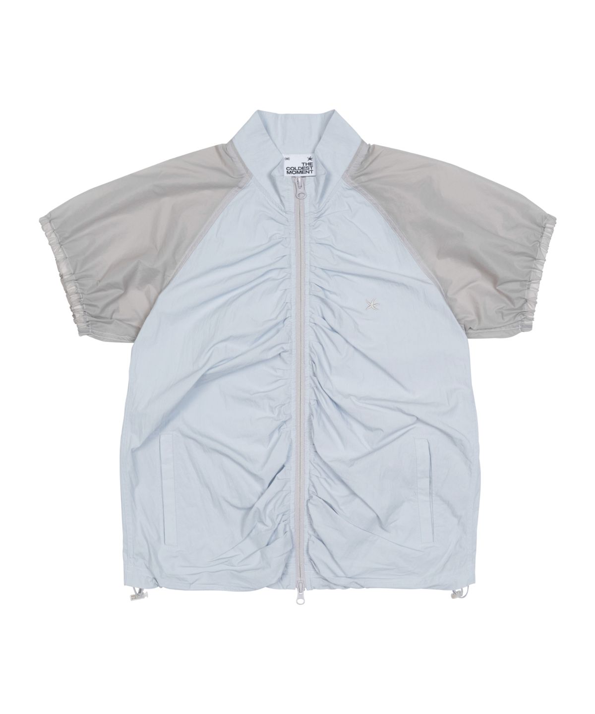 더콜디스트모먼트(THE COLDEST MOMENT) (w) TCM shirring half windstoper (sky blue/grey)