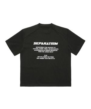 SEPARATISM SHOULDER T-SHIRT BK