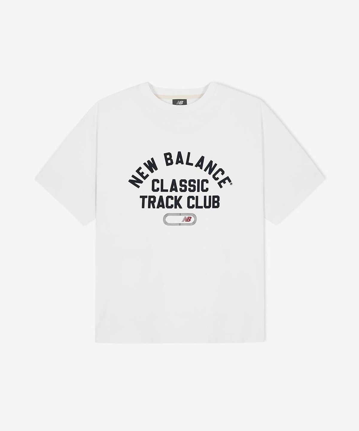 뉴발란스(NEW BALANCE) NBNEGCO217 / UNI 트랙 클럽 반팔티 (WHITE)