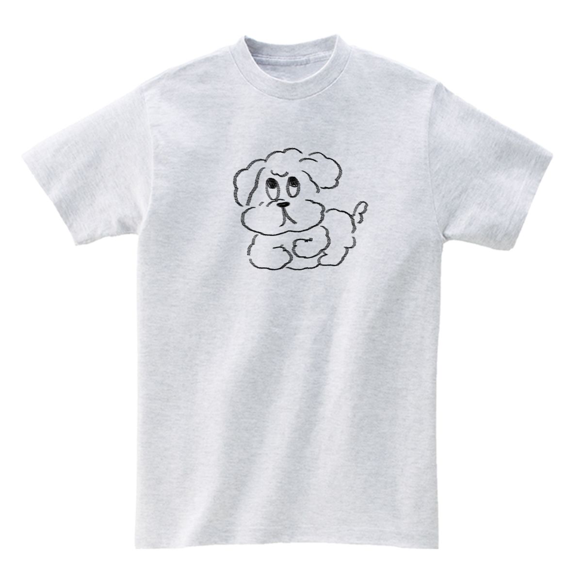 어썸어스(AWESOMEUS) Thinking Poodle T-SHIRTS_4COLOR