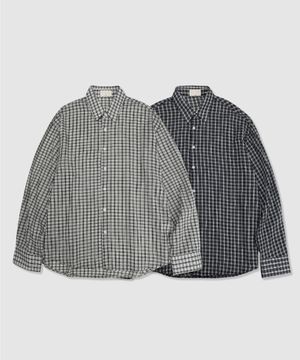 썸머 빈티지 루아 체크 셔츠