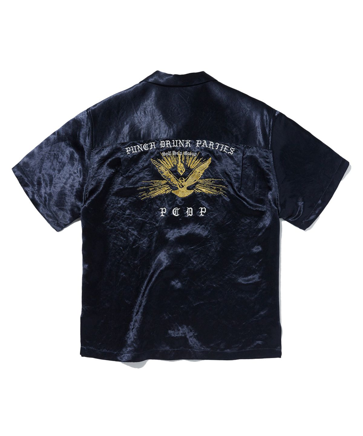 펀치드렁크파티즈(PUNCH DRUNK PARTIES) Curly PD Shirt (NAVY)