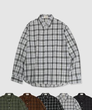 썸머 빈티지 노이 체크 셔츠