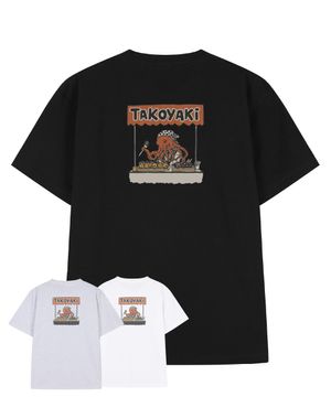 타코야키 옥토퍼스 반팔 티셔츠 (3color)