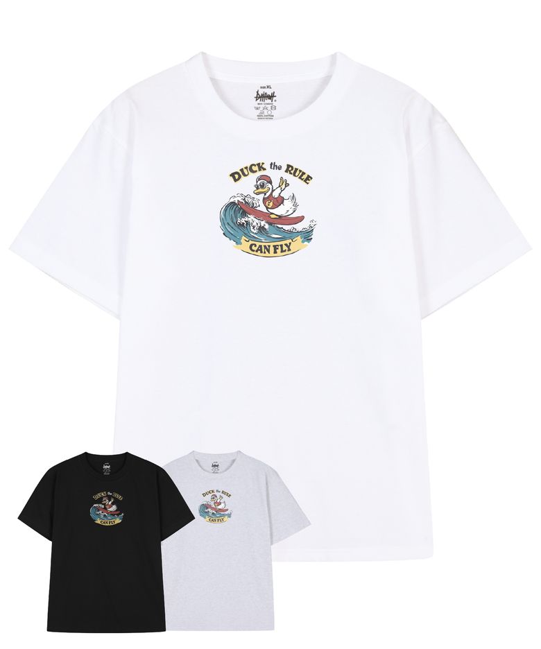덕 캔 플라이 반팔 티셔츠 (3color)
