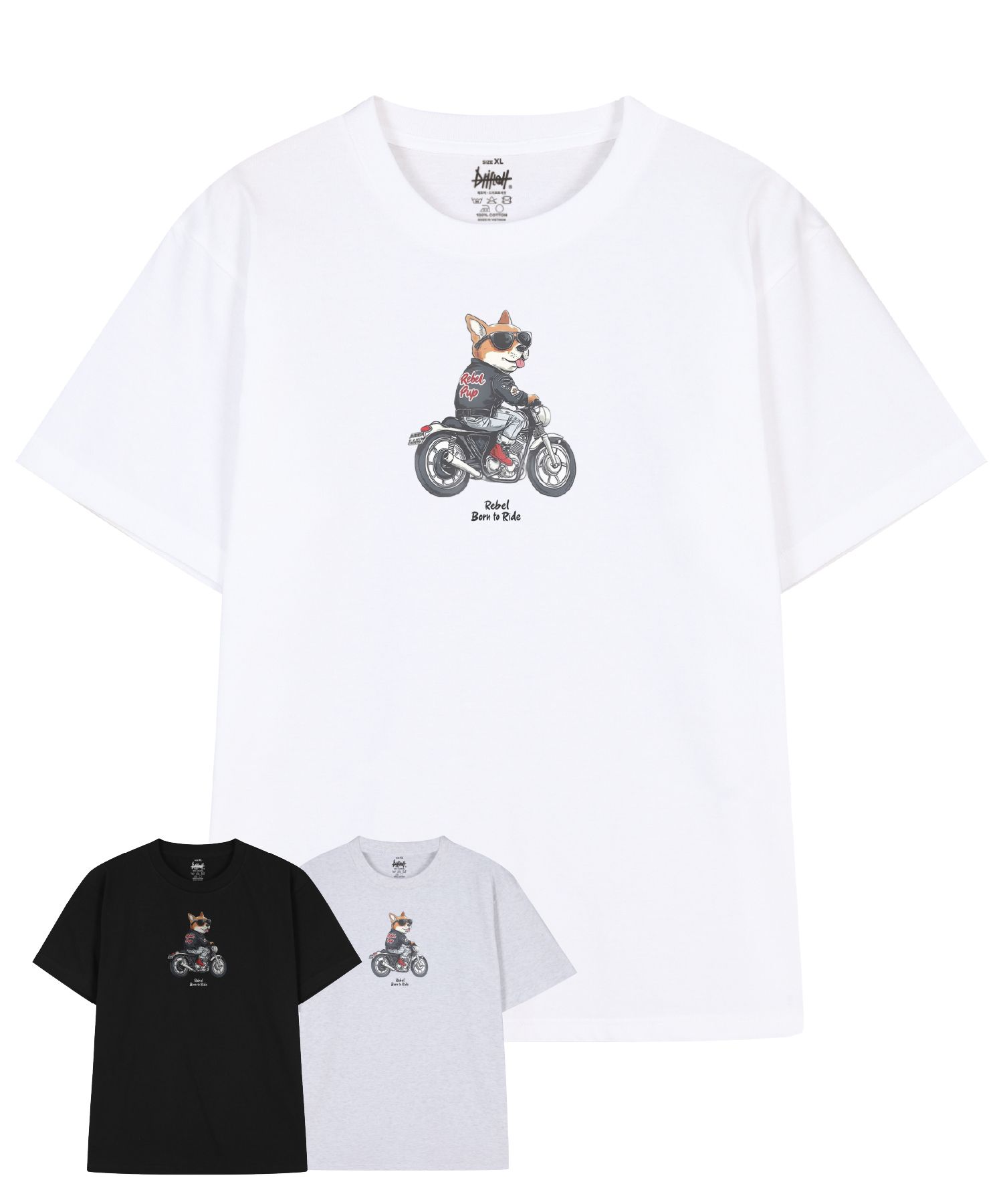 MUSINSA公式 | DRIFTOUT レベルパブ シバ 半袖Tシャツ (3色)