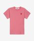 레드 하트 엠블럼 반소매 티셔츠 - 핑크 / AXT2720513