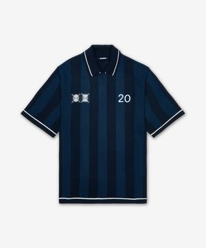 르 폴로 리가 반소매 폴로 셔츠 - 다크 네이비 / 255KN5422432390