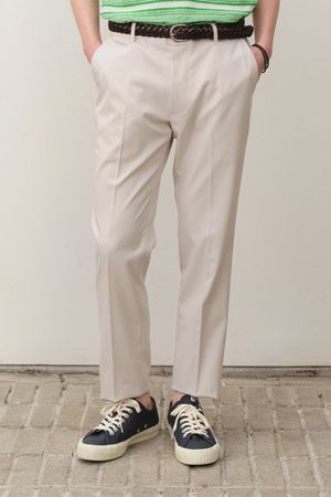 면 터치 스탠다드 팬츠 아이보리 BNESTA305IV